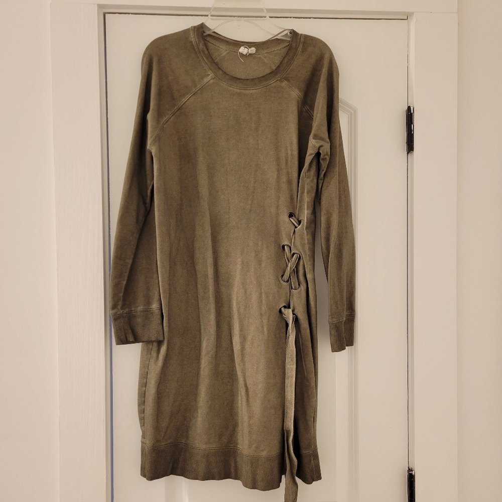 Cable & Gauge Sweatshirt Dress